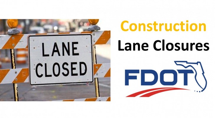 Scheduled lane closures for April 21-27, 2024